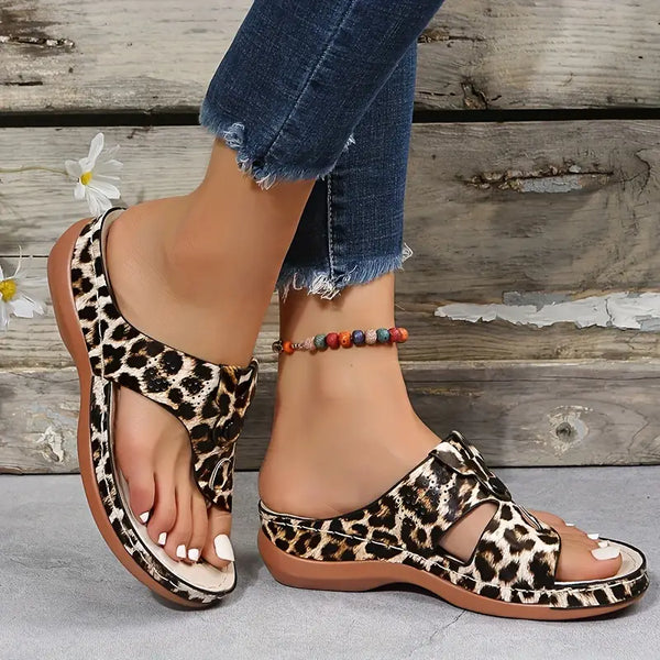 CLIP TOE WEDGE SLIDES- Sandalias ortopédicas